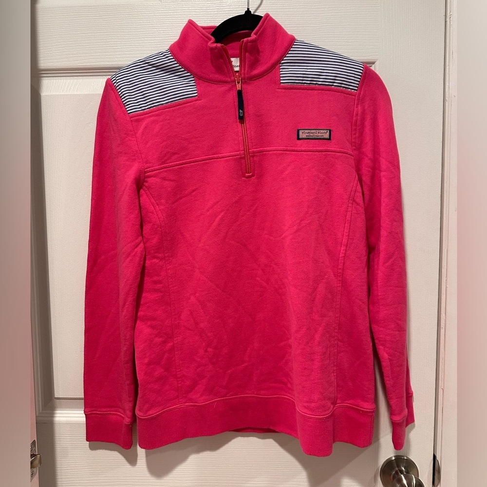 Vineyard Vines Shep Shirt size small - hot pink EUC